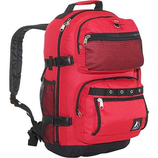 Oversized Deluxe Backpack   Red/Black
