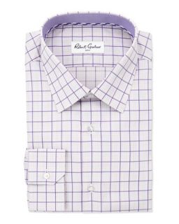 Panter Check Woven Shirt, Purple
