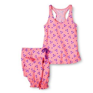 PJ Couture Pajama Set   Pink Dottie Daisies M