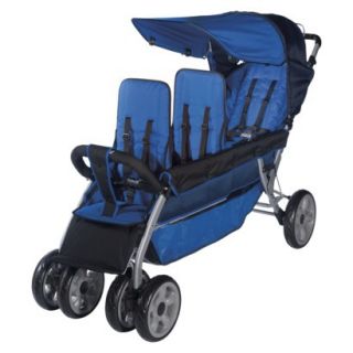 LX3 Three Passenger Stroller   Blue by Foundations