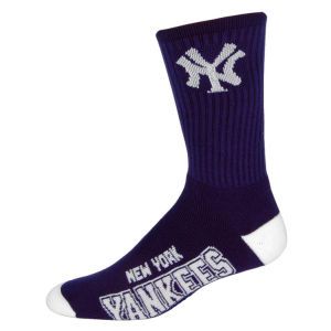 New York Yankees For Bare Feet Deuce Crew 504 Socks
