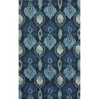 Nuloom Handmade Modern Ikat Blue Rug (83 X 11) (BluePattern AbstractTip We recommend the use of a non skid pad to keep the rug in place on smooth surfaces.All rug sizes are approximate. Due to the difference of monitor colors, some rug colors may vary s