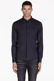 Diesel Navy Denim_trimmed S_heath Shirt