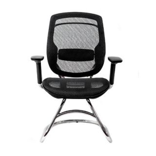 At The Office 1 Series Mesh Guest Office Chair with T Armrests 1G BMBM PA