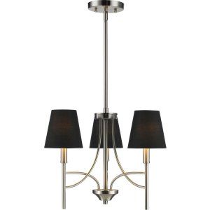 Golden Lighting GOL 9106 M3 PW GRM Taylor PW Mini Chandelier with Groom Shade