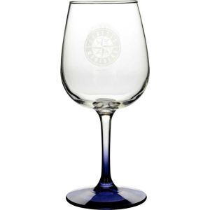 Seattle Mariners Boelter Brands Satin Etch Wine Glass