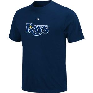 Tampa Bay Rays Majestic MLB Official Wordmark T Shirt