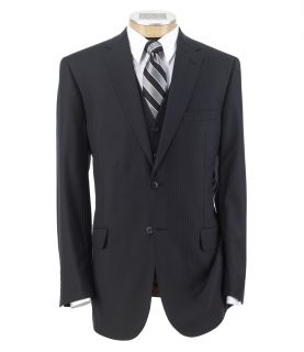 Joseph 2 Button Wool Vested Suit with Pleated Trousers JoS. A. Bank Mens Suit