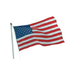 Vestil United States Flag   5ft.W x 3ft.H, Nylon, Model# AFL 20