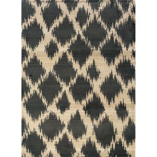 Old World Tribal Ivory/ Brown Area Rug (99 X 1212)
