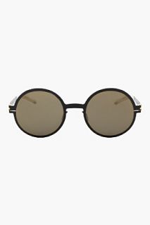 Mykita Black Scarlett Decades Round Sunglasses