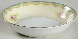 Meito N1916 Fruit/Dessert (Sauce) Bowl, Fine China Dinnerware   Florals On Cream