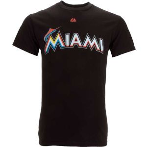 Miami Marlins Majestic MLB Player T Shirt