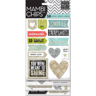 Chipboard Stickers 4 Sheets love This