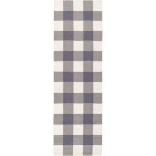 Country Living Hand woven Hapac Gray Wool Rug (26 X 8)