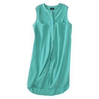 Mossimo Womens Sleeveless Dress   Turquoise XL