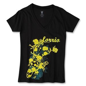hidden Rose Soccer T Shirt (Blk/Yellow)