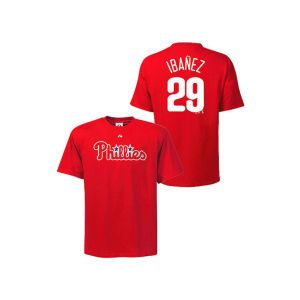 Philadelphia Phillies Raul Ibanez Majestic MLB Player T Shirt