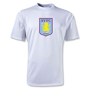 hidden Aston Villa Moisture Wicking Poly T Shirt (White)
