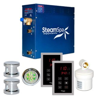 SteamSpa RYT1050CH Royal 10.5kw Touch Pad Steam Generator Package in Chrome