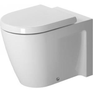 Duravit 2128090092 Starck 2 Toilet Floorstanding Back To Wall, Washdown Model