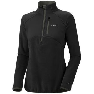 Columbia Sportswear Heat 360 II Omni Heat(R) Jacket   Fleece  Zip Neck  Long Sleeve (For Women)   BLACK (XL )