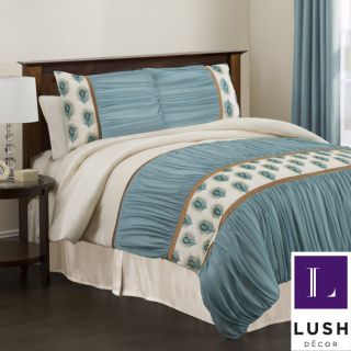 Lush Decor Aurora 4 piece King/cal King size Comforter Set