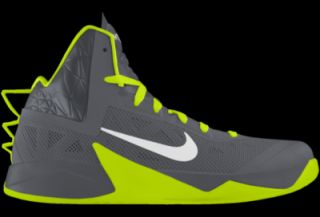 Nike Zoom Hyperfuse 2013 iD Custom Womens Basketball Shoes   Grey