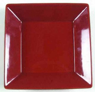 Pottery Barn Asian Square Paprika (Red) 9 Square Vegetable Bowl, Fine China Din