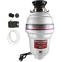 Wastemaster Wm125p_62 1/4 Hp Food Waste/ Garbage Disposal With Air Switch Kit (Powder blackStainless steel components Hardware finish SteelNumber of boxes this will ship in One (1)Model WM125P_62 )