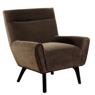 Abbyson Living Marquis Suede Chair HS SF 150 CRM / HS SF 150 BRN Color Dark 