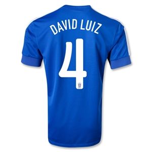 Nike Brazil 2013 DAVID LUIZ Away Soccer Jersey