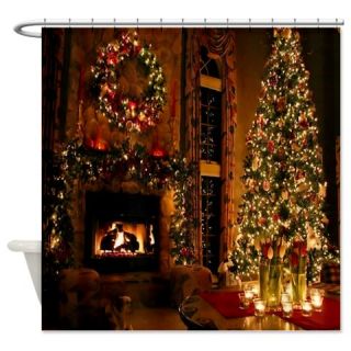  Christmas Shower Curtain  Use code FREECART at Checkout