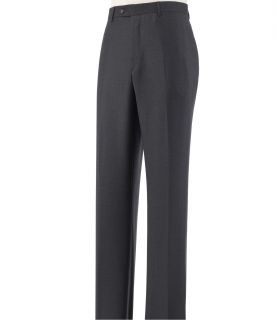 Signature Wool Pattern Plain Front Trousers Extended Sizes JoS. A. Bank
