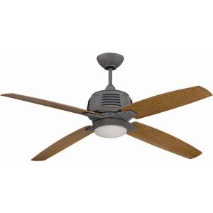 Craftmade CRA LOU52AGV4 Louver 52 inch Aged Galvanized Wet rated Ceiling Fan