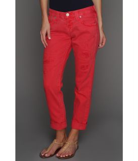 True Religion Brianna Slim Boyfriend in Cherry Womens Jeans (Red)